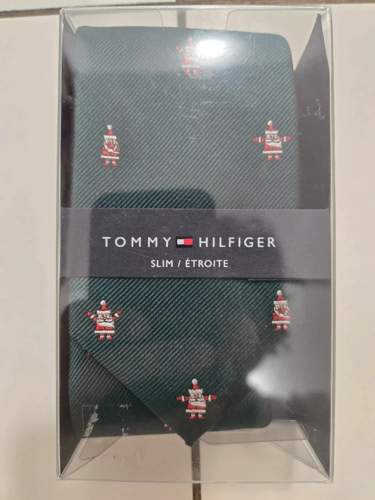 Tommy Hilfiger Slim Christmas Tie - New in Box image indicator(3)