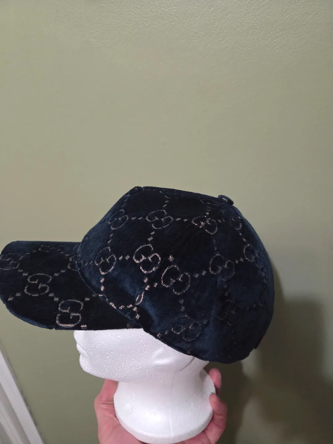 Gucci Velvet GG Baseball Hat image indicator(2)