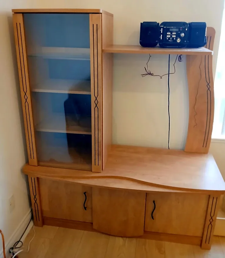 FREE Wooden Entertainment Center