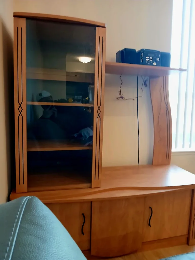 FREE Wooden Entertainment Center image indicator(2)