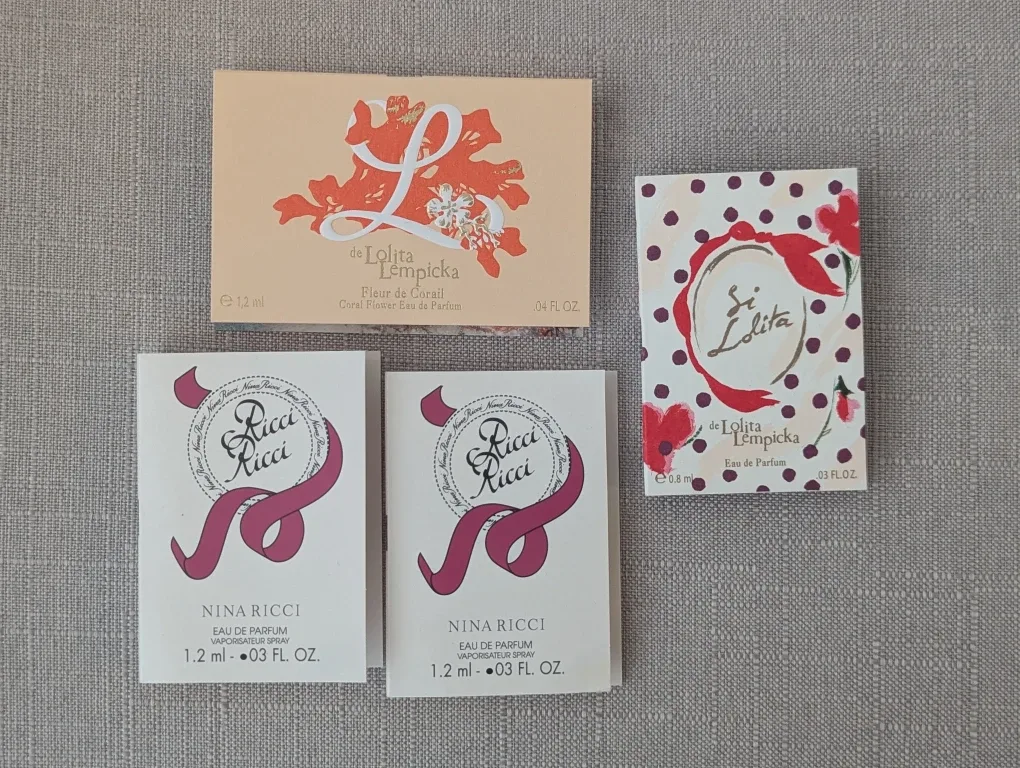 Perfume sample lot - Lolita Lempicka & Nina Ricci