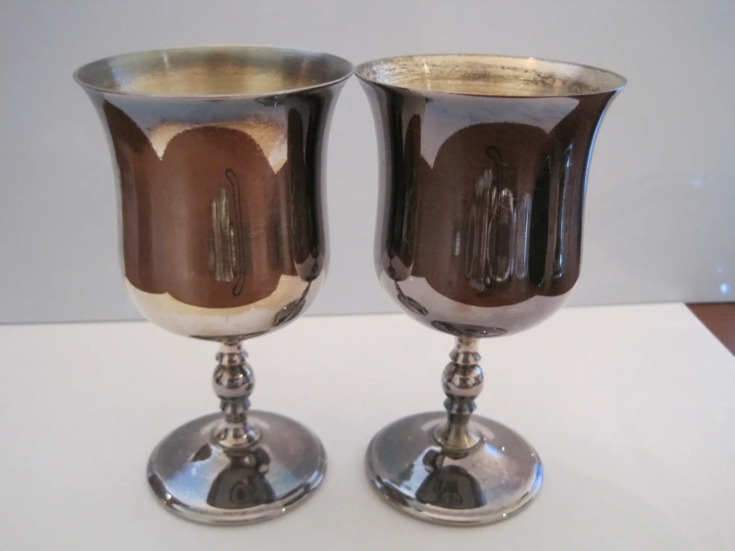 Pair of Silver Goblets