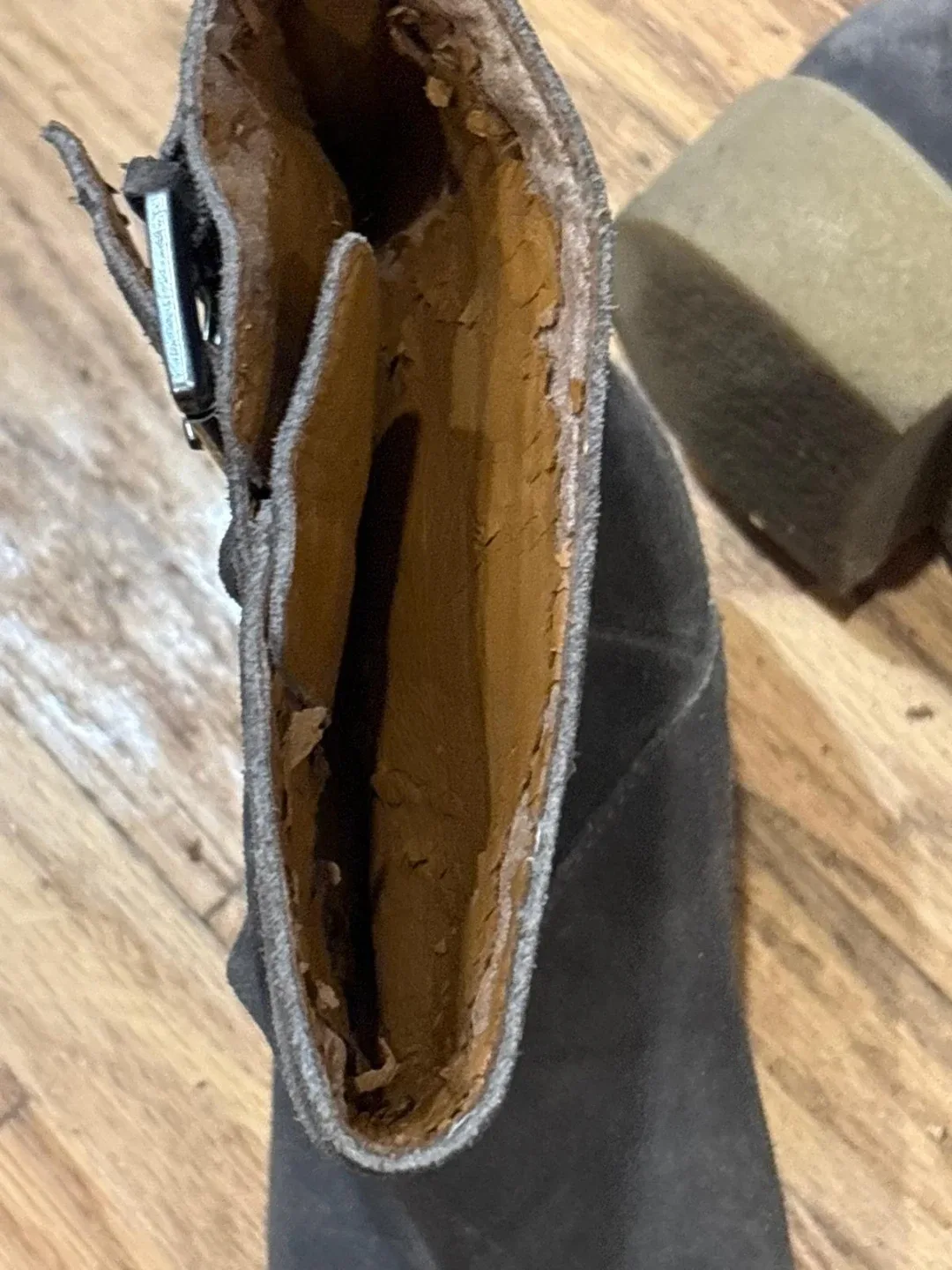 Frye Gray Suede Boots image indicator(3)