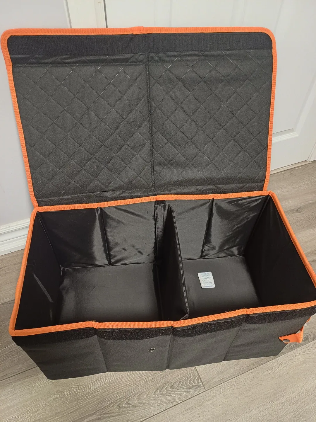 Collapsible Car Trunk Organizer - Black & Orange image indicator(4)