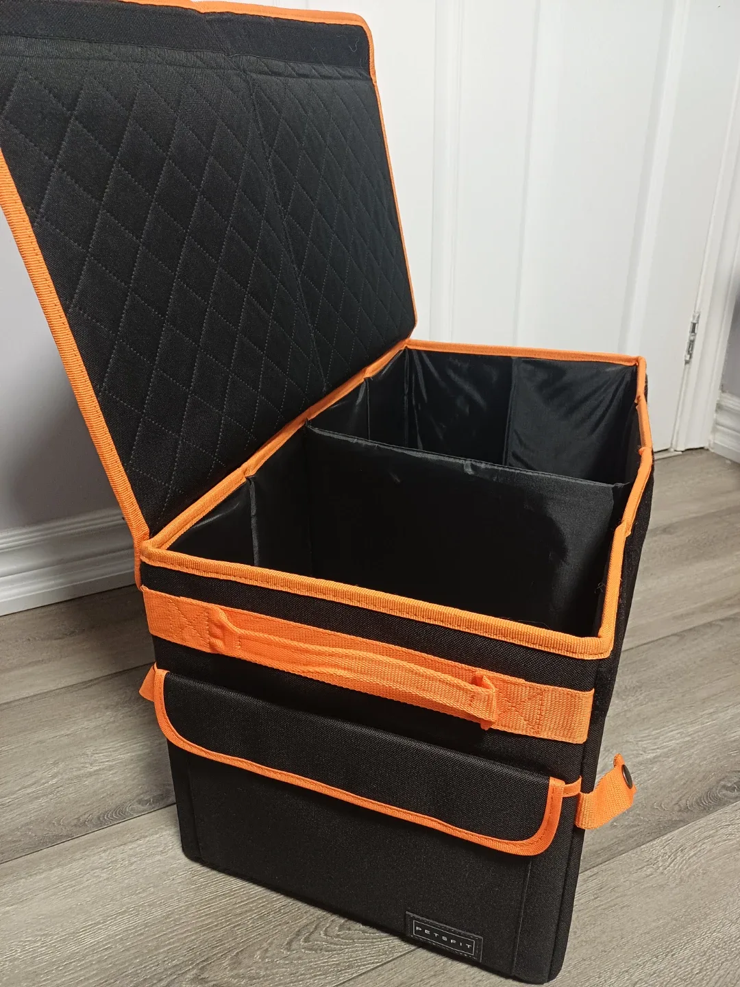 Collapsible Car Trunk Organizer - Black & Orange image indicator(6)
