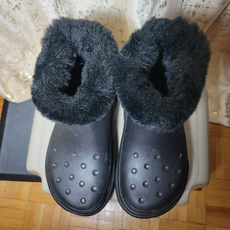 Crocs Black Fur Lined Boots - photo 3