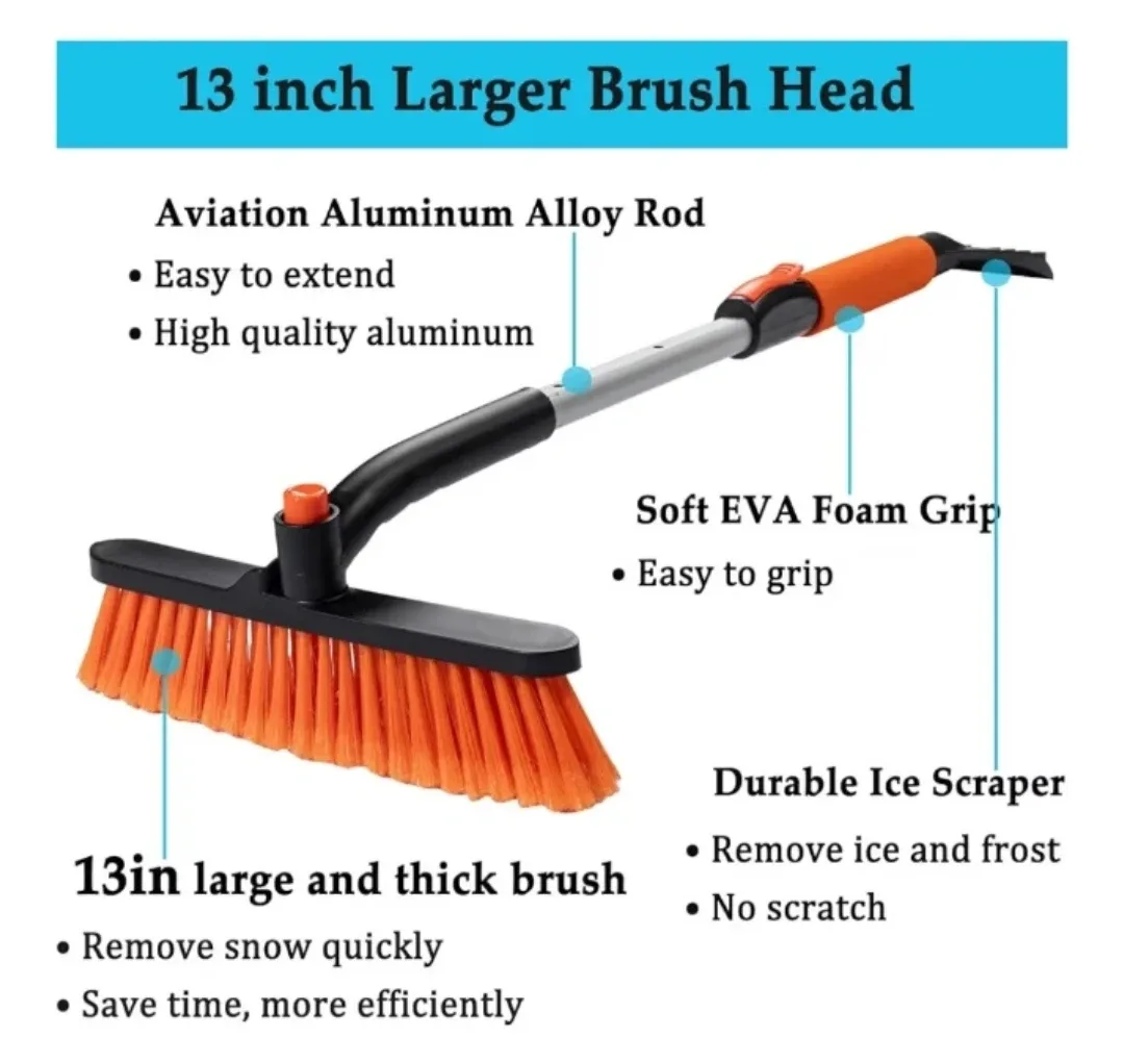 Car Snow Brush with Ice Scraper - Extendable image indicator(5)