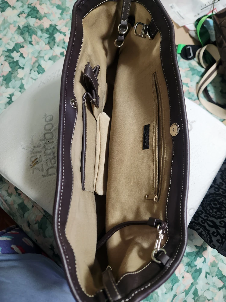 Coach Suede Leather Tote Bag - photo 4