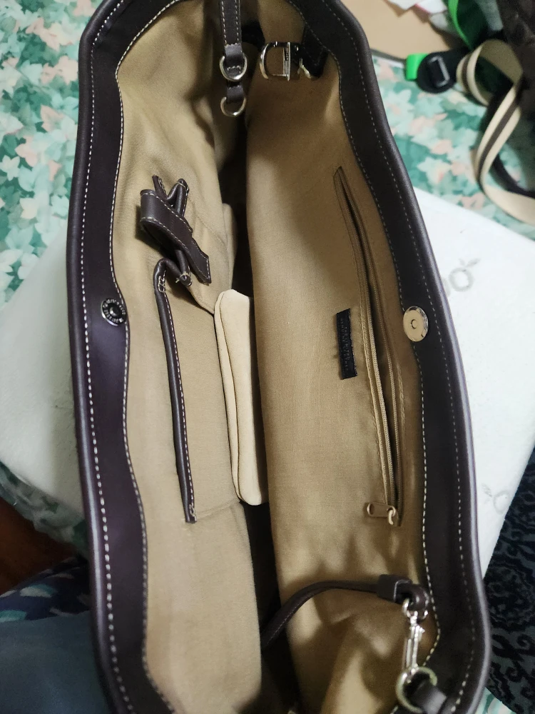 Coach Suede Leather Tote Bag - photo 5