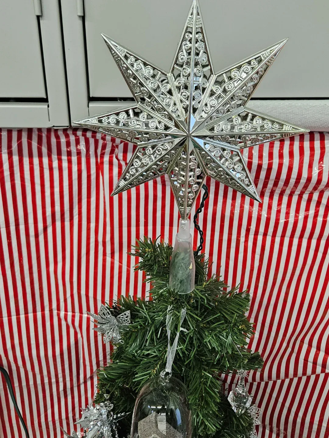 Christmas Tree with Silver Ornaments image indicator(2)
