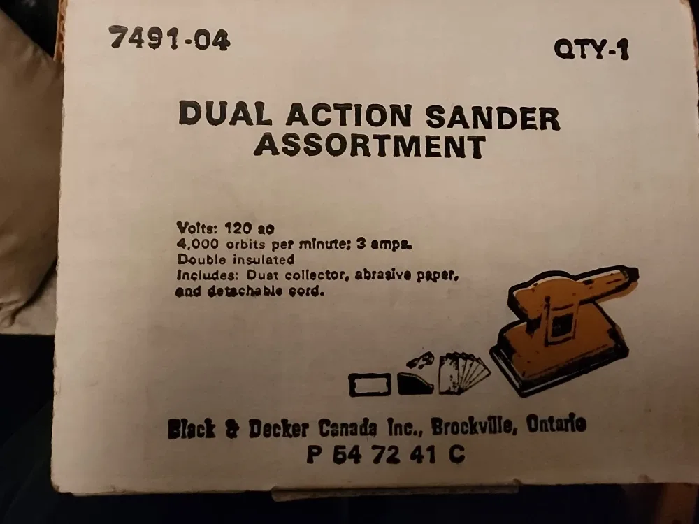 Black & Decker Dual Action Flat  Sander ( orbital & Striaght ) image indicator(2)