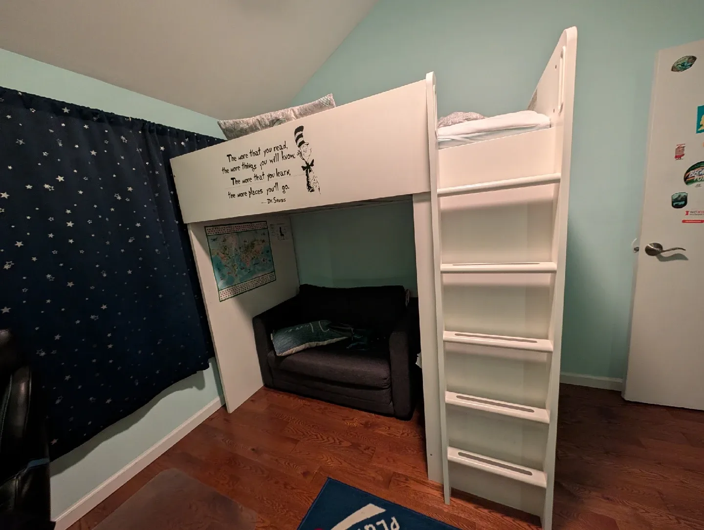 IKEA SMÅSTAD Loft Bed with Desk image indicator(2)