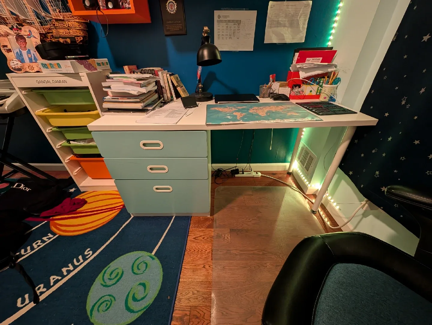 IKEA SMÅSTAD Loft Bed with Desk image indicator(4)