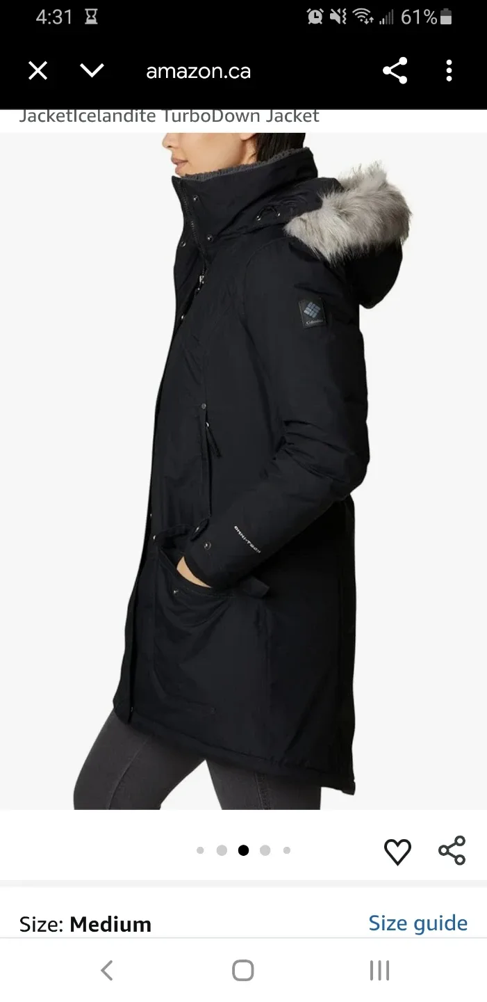 Columbia womens Icelandite turbo down image indicator(7)