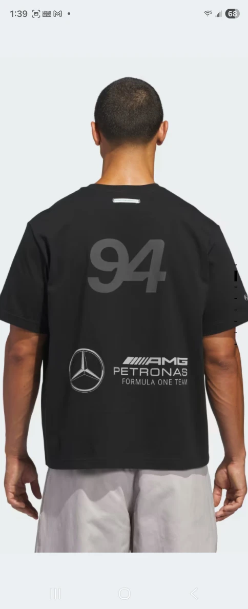 Adidas Mercedes Bad Bunny AMG Formula One Team T-Shirt - photo 3
