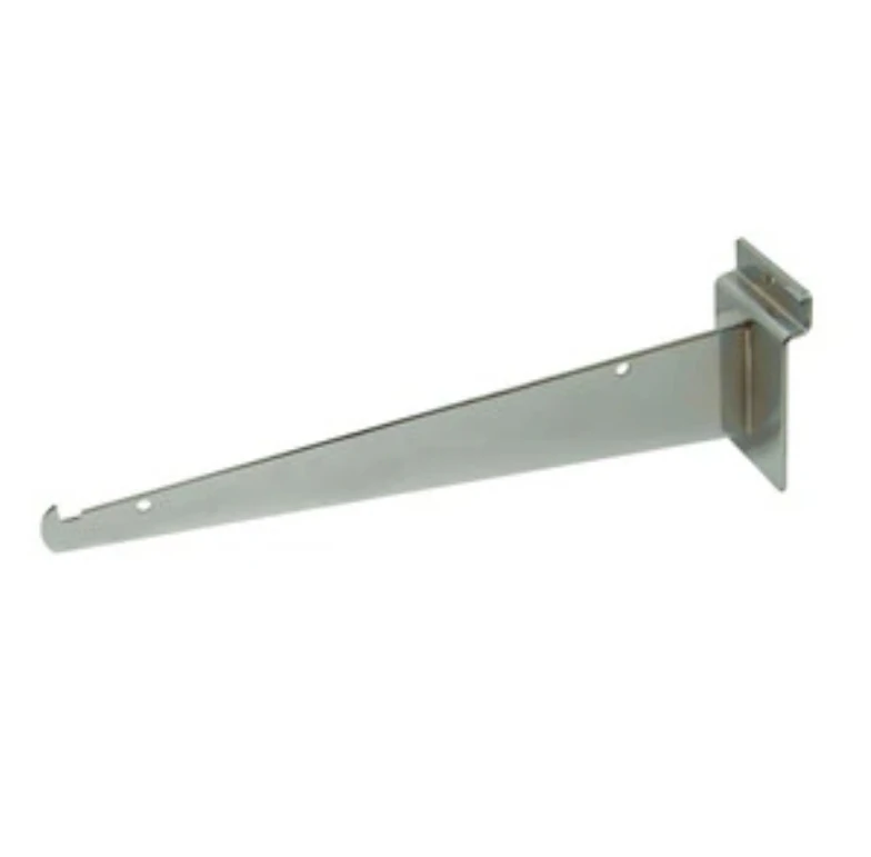 Slatwall 12" shelf bracket, metal, (10pcs)