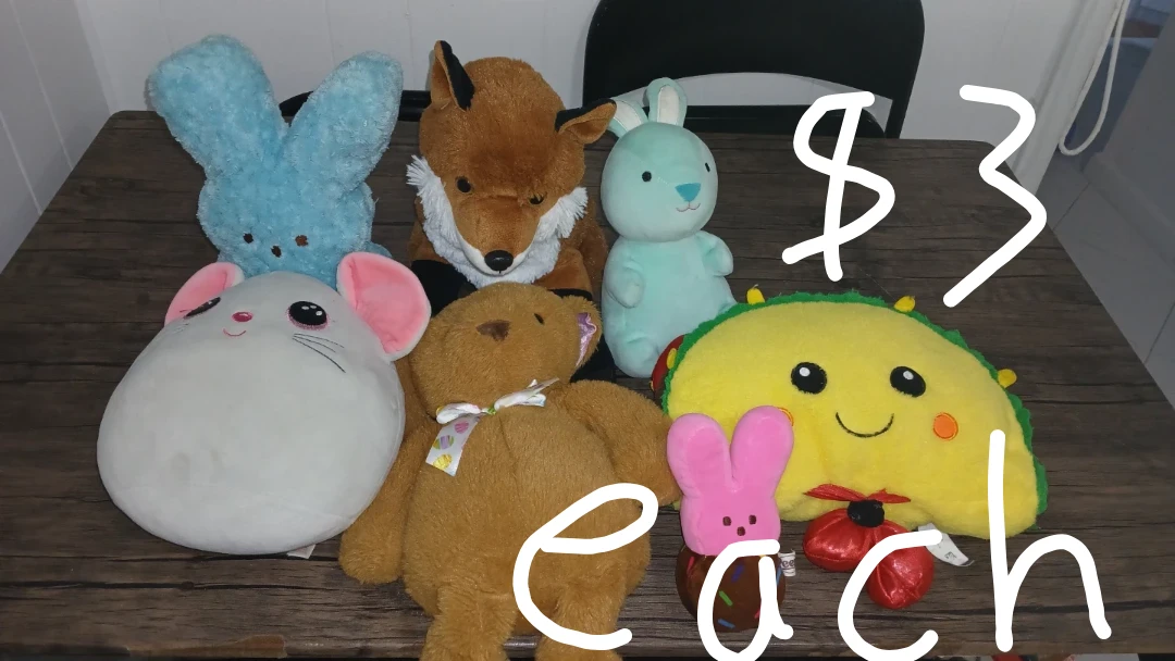 Assorted Plush Toys
