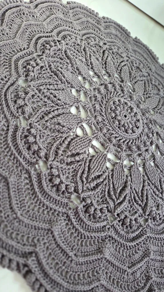 Handmade Mandala Crochet Rug