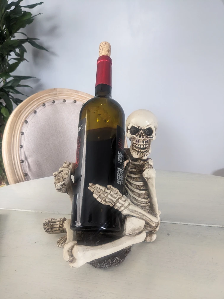 Skeleton Wine Bottle Holder