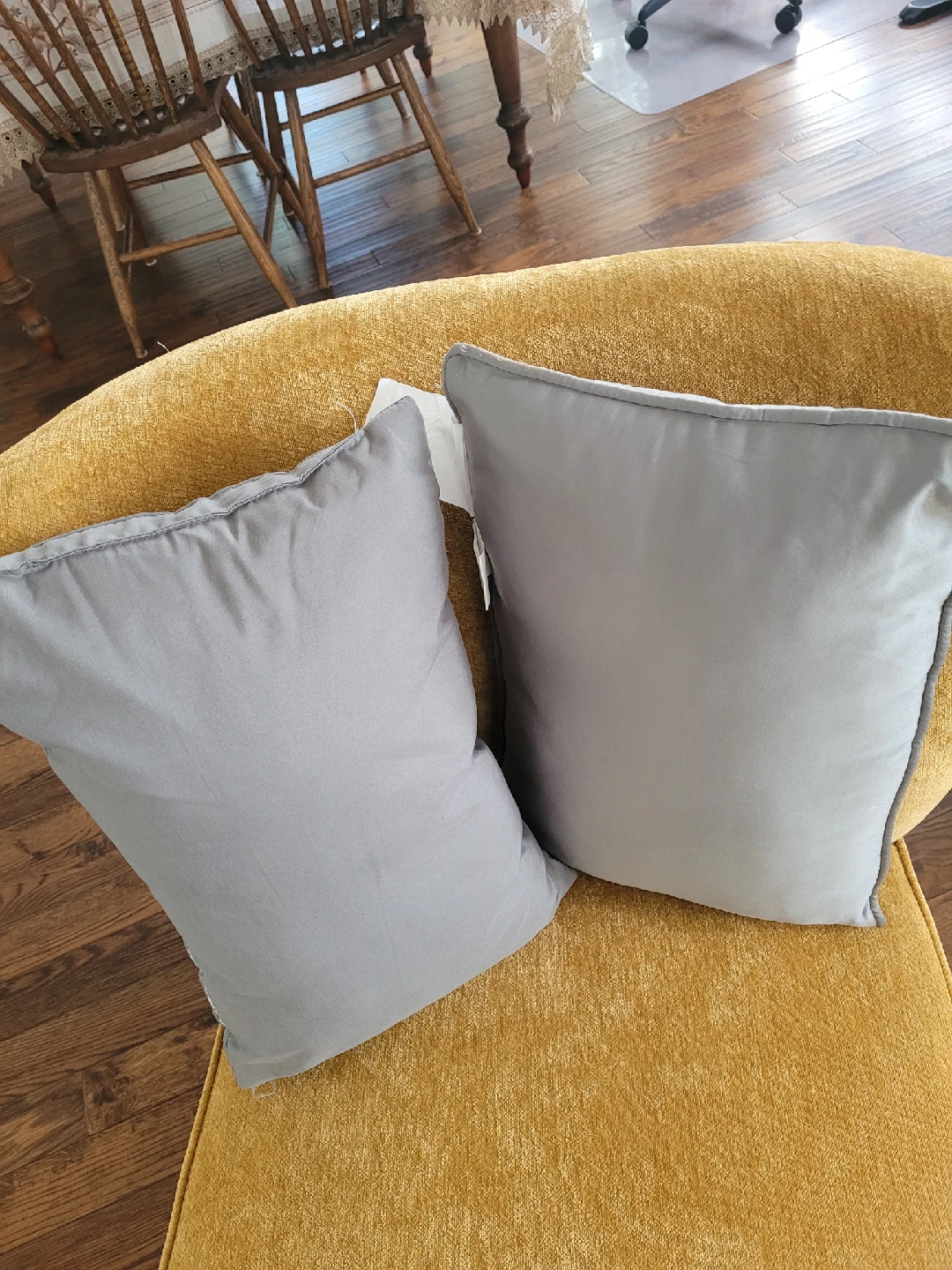 Grey Decorative Pillows - Set of 2 - photo 2