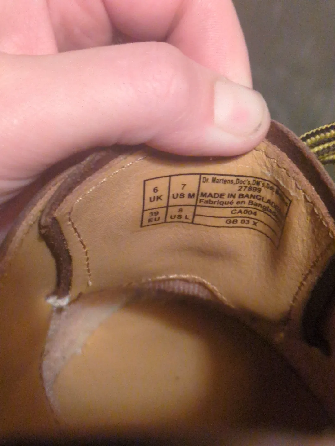 Dr. Martens Brown Oxford Shoes US 7 M image indicator(3)