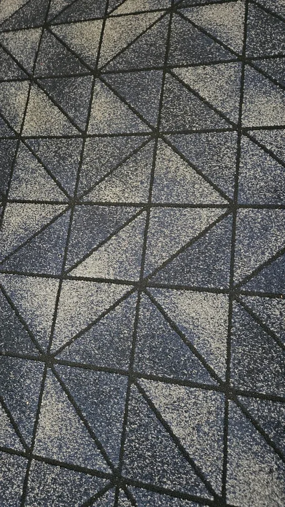 Geometric Patterned Area Rug - Blue/Grey image indicator(2)