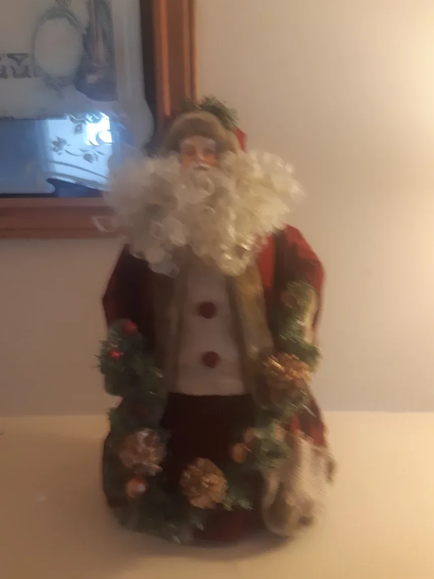 Santa tree top decoration