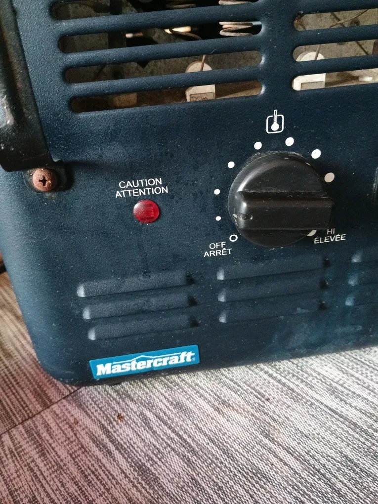 Mastercraft Portable Heater image indicator(4)