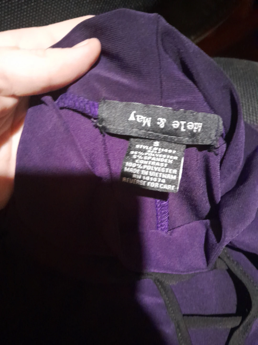 Idle & May Purple Top - Size S - photo 3