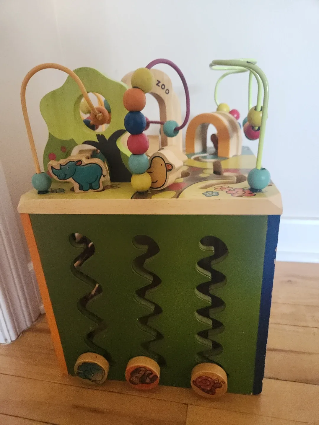 Wooden Activity Cube Toy