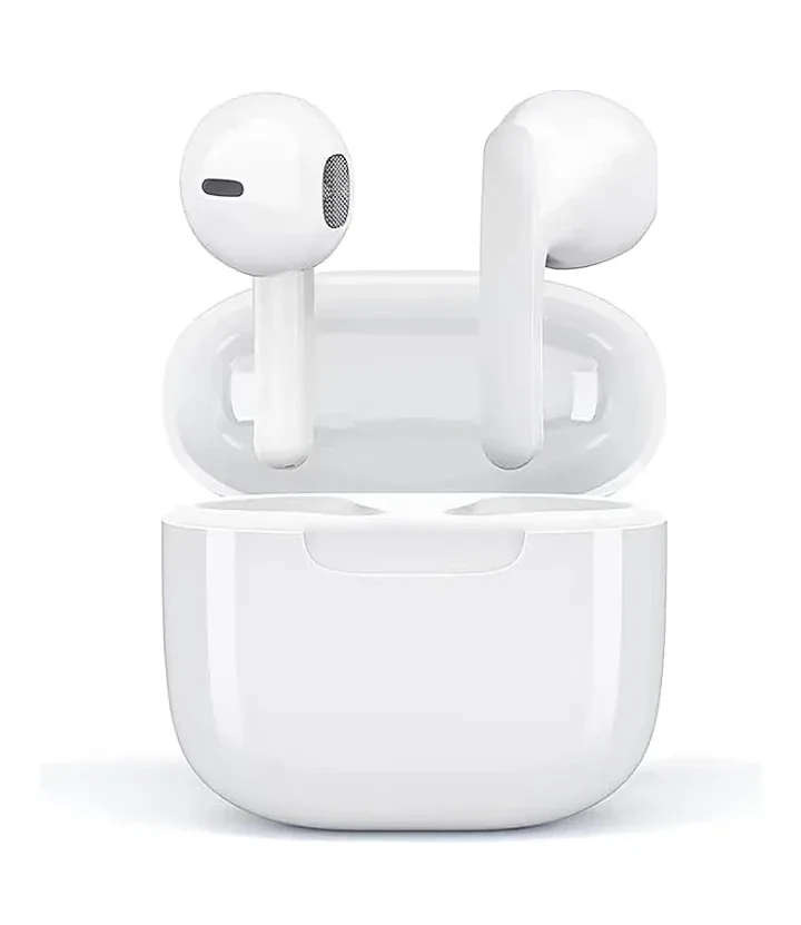 White Wireless Earbuds of (brand name wondopro)