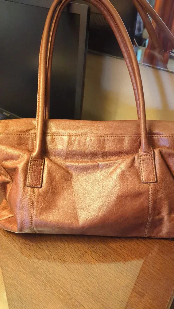 Leather Handbag - Brown And Soft! image indicator(3)
