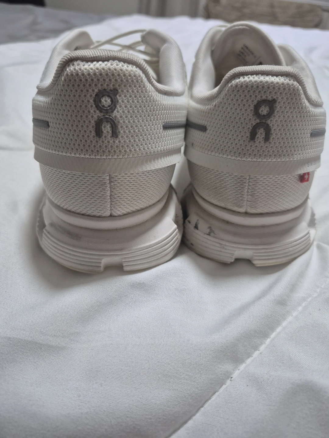On Cloud White Running Shoes - US Men's 8.5 - photo 4