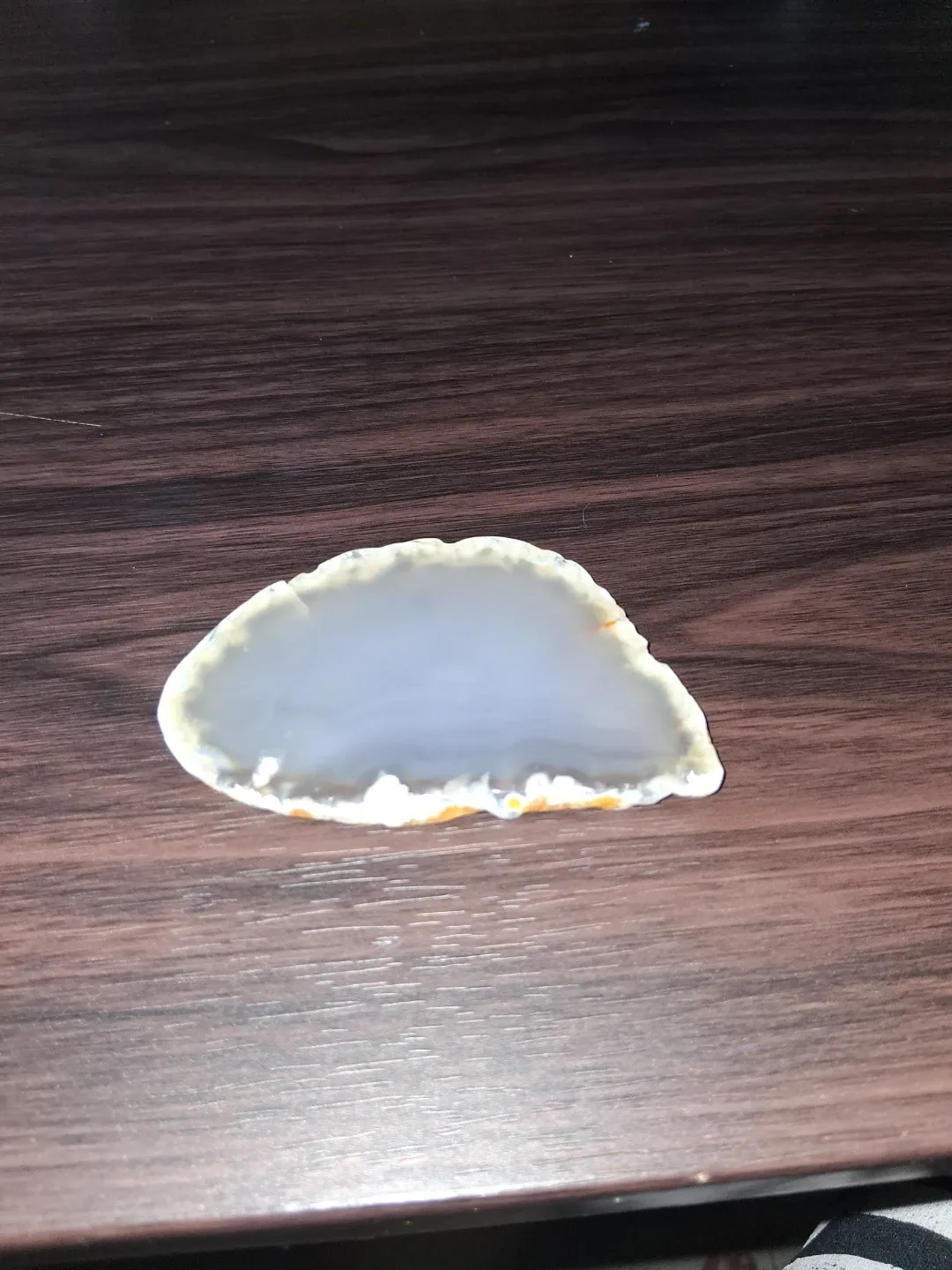 Blue Chalcedony Agate Slice 3 Inches by 2 Inches image indicator(2)