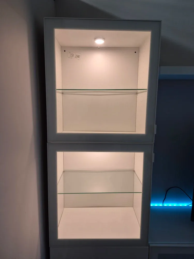 IKEA Besta Wall Unit with Glass Shelves image indicator(2)