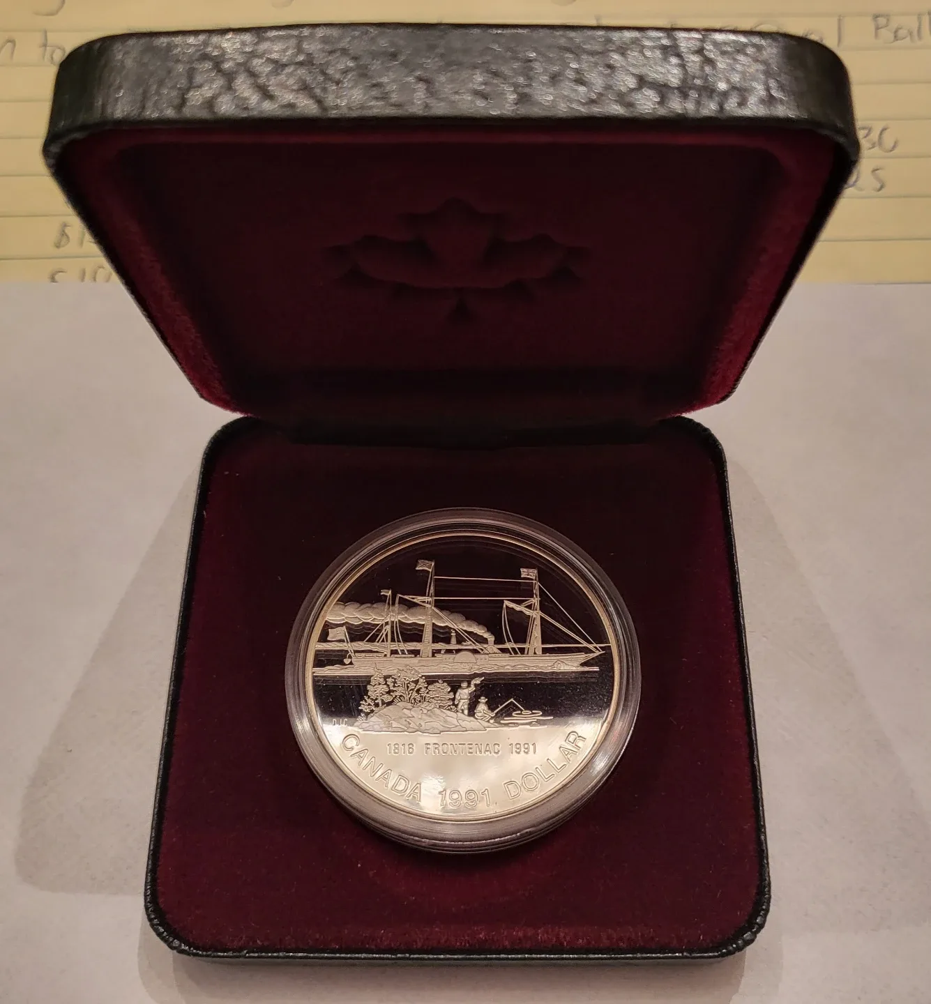 1991 Canada Silver Dollar Proof - 1816 Frontenac image indicator(3)