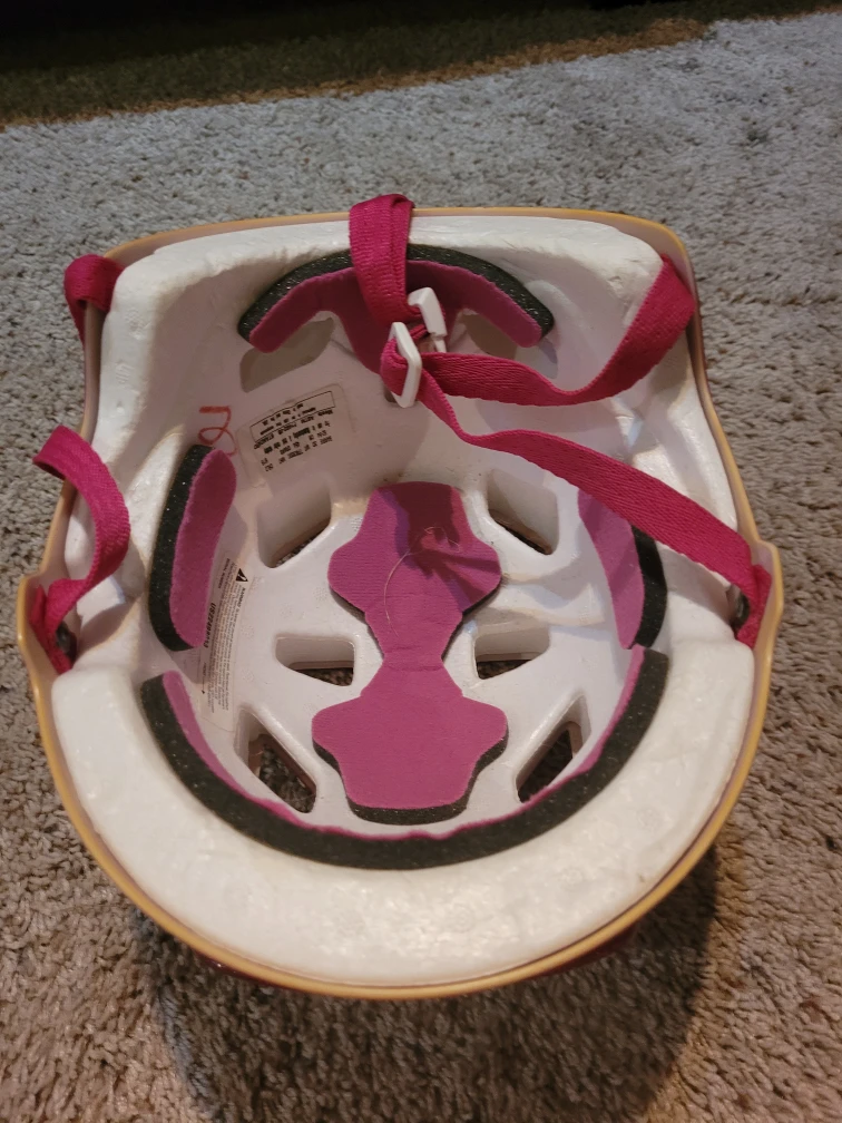 Pink Barbie Bike Helmet - photo 3