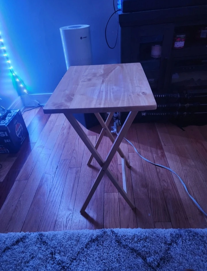 Folding Wooden Dinner Tray Table