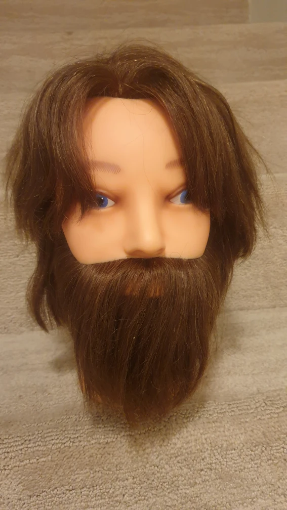 Mannequin Head with Brown Hair