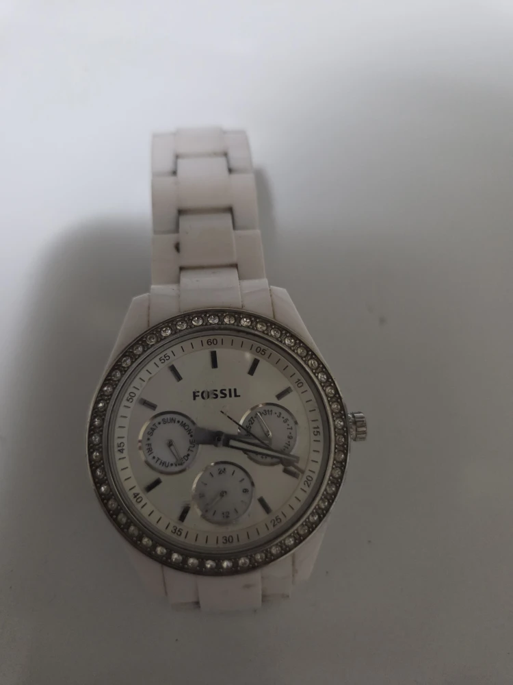 Fossil White Ceramic Women's Watch