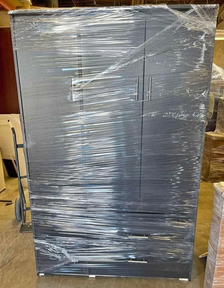 3 door Wardrobe with Drawers - White image indicator(8)