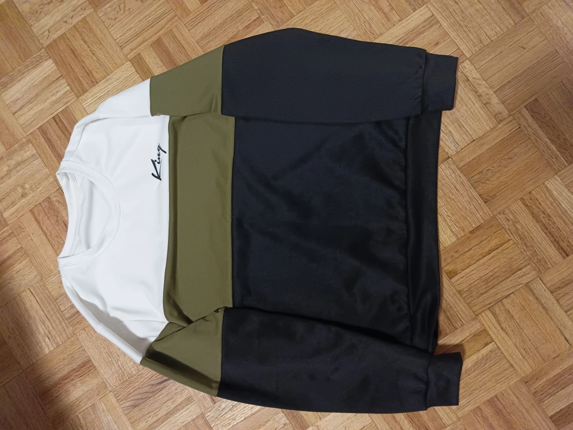 King Sweatshirt - Colour Block from Shein