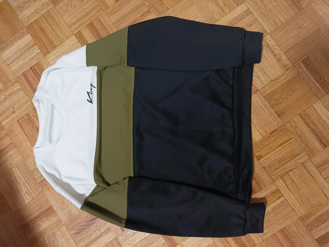 King Sweatshirt - Colour Block from Shein