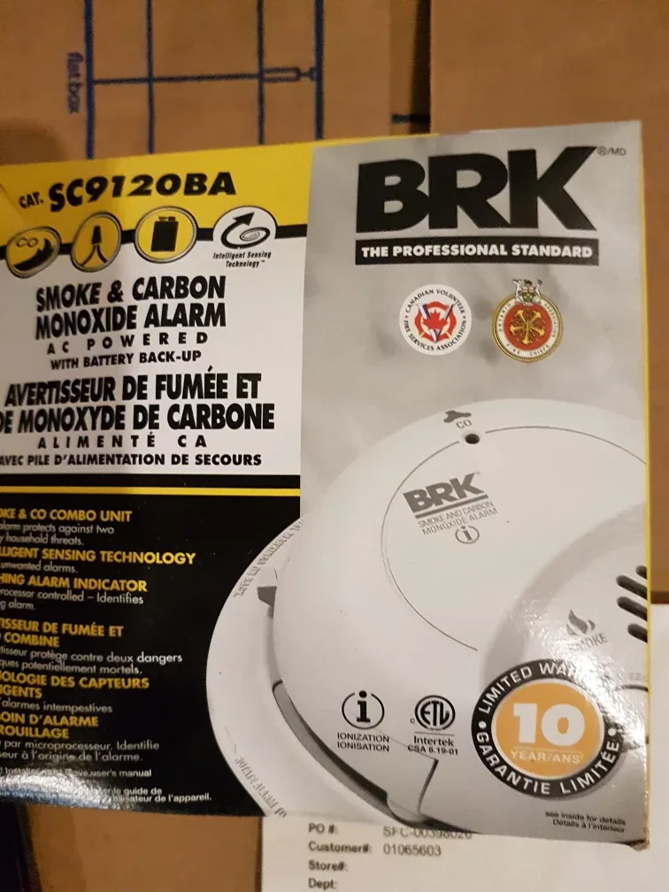 Three New BRK SC9120BA Smoke & Carbon Monoxide Alarm