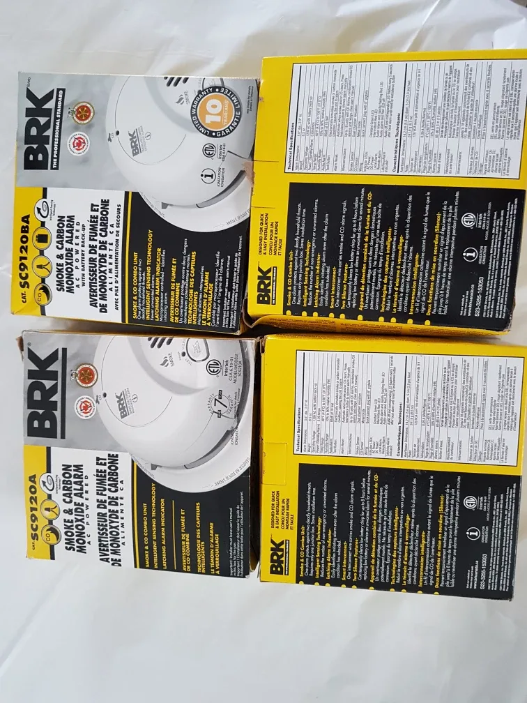 Three New BRK SC9120BA Smoke & Carbon Monoxide Alarm image indicator(2)