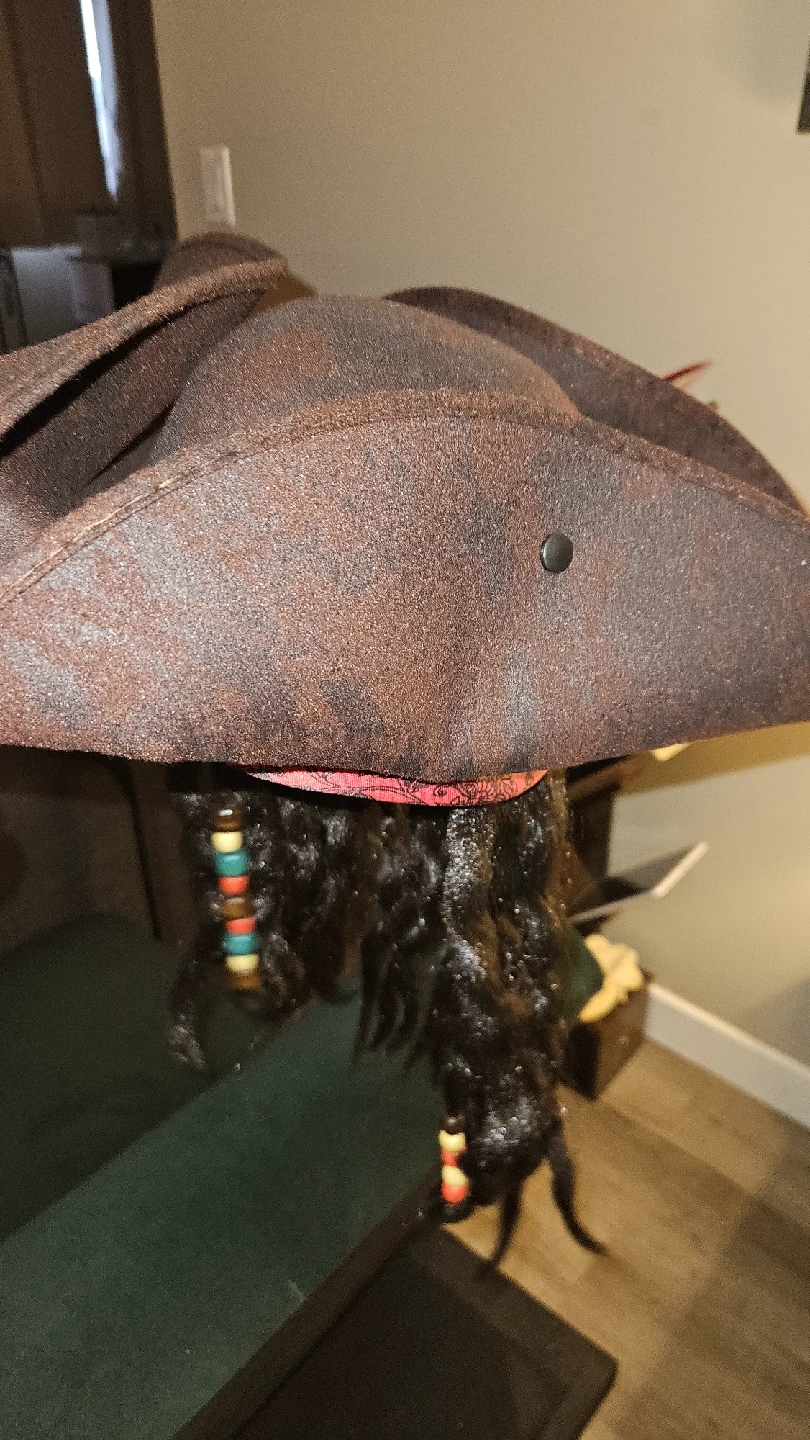 Pirate Hat with Attached Hair & Michael Myers Mask - photo 4