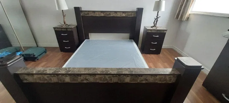 Bedroom Set - Dresser, Nightstands, Wardrobe, Bed Frame