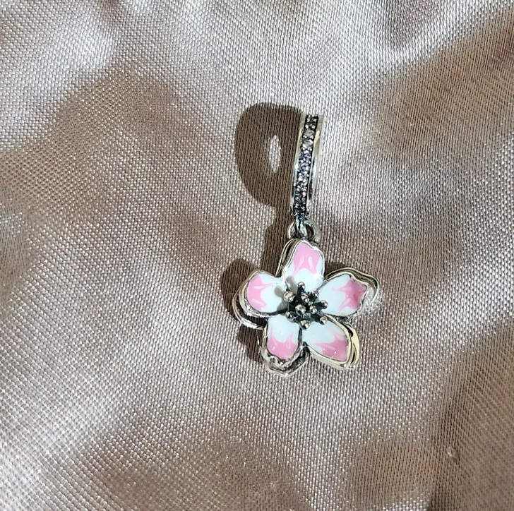 Pink Flower Charm