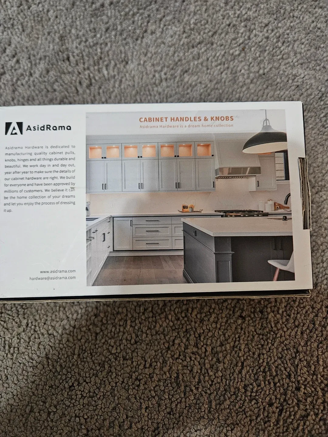 AsidRama Cabinet Handle & Knob - New in Box! image indicator(2)