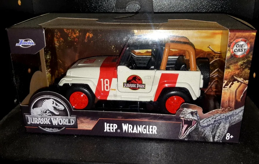 New Jada Jurassic World Jeep Wrangler Die-Cast